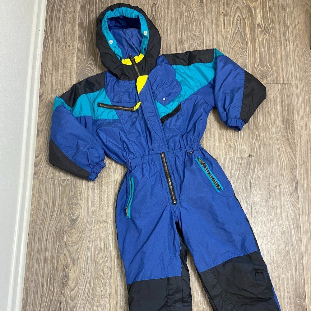 NWOT Vintage Children's  Unisex Ski Jump Suit Size 6X